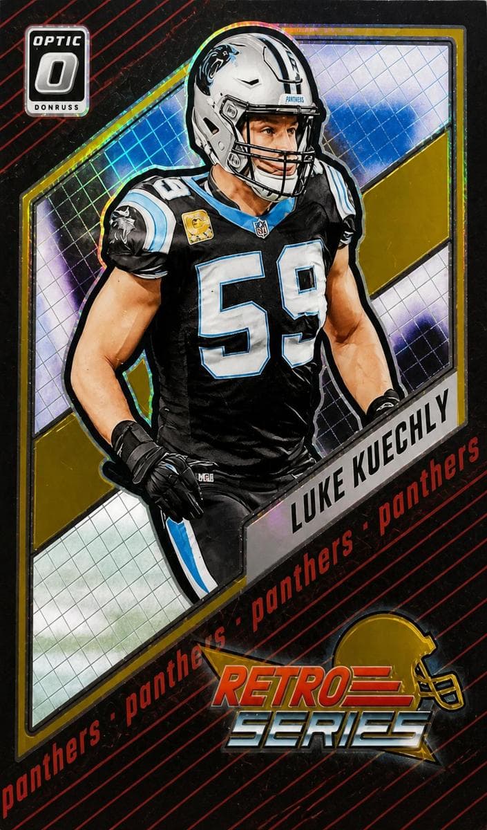 Luke Kuechly 2023 panini Donruss Optic