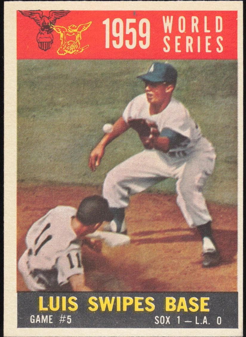 1959 World Series Game #5 - Luis Swipes Base #389
