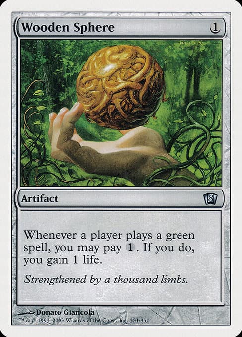 Wooden Sphere 2003 Magic: The Gathering