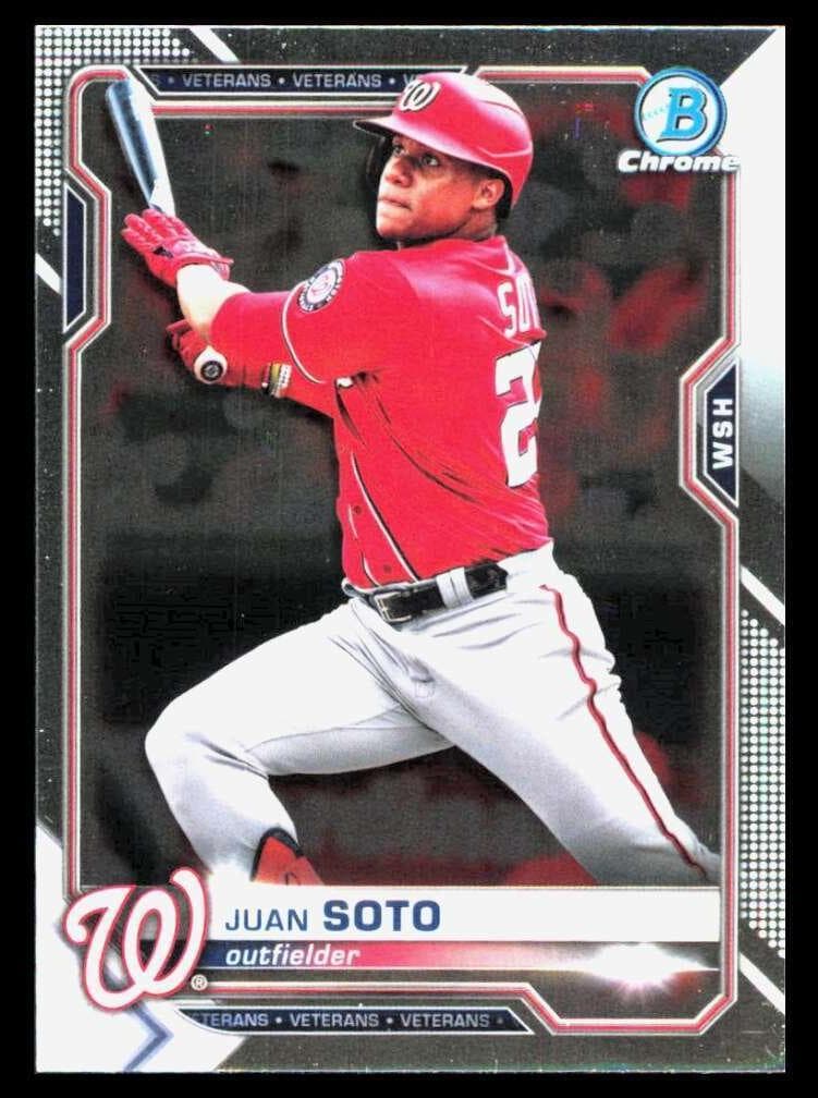 Juan Soto 2021 bowman Bowman Chrome