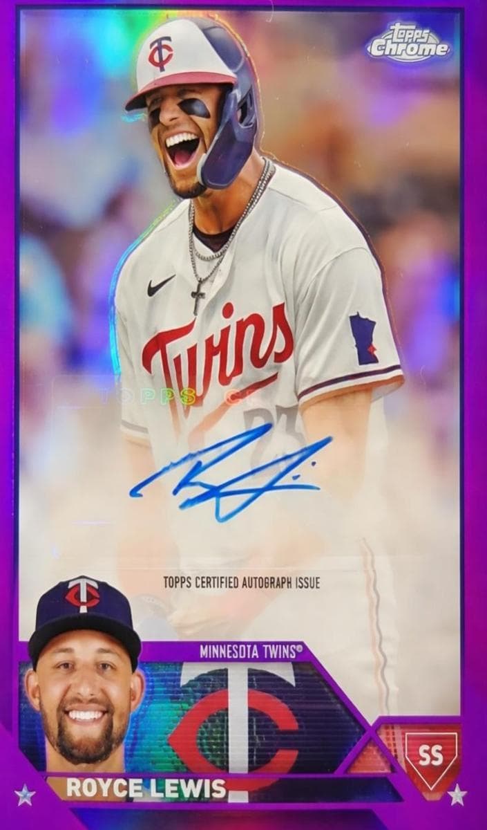 Royce Lewis 2023 topps Topps Chrome Update