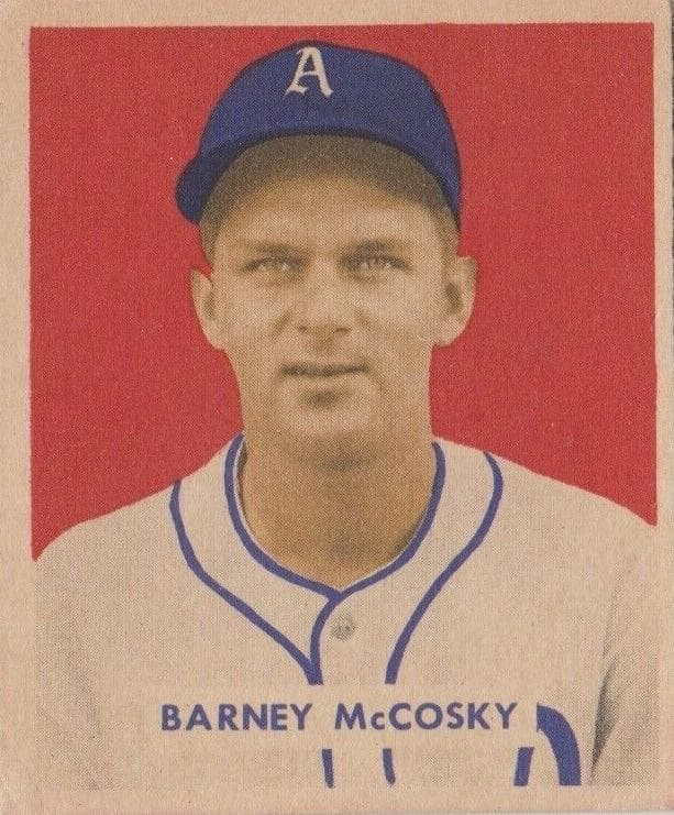 Barney McCosky 1949 bowman Bowman