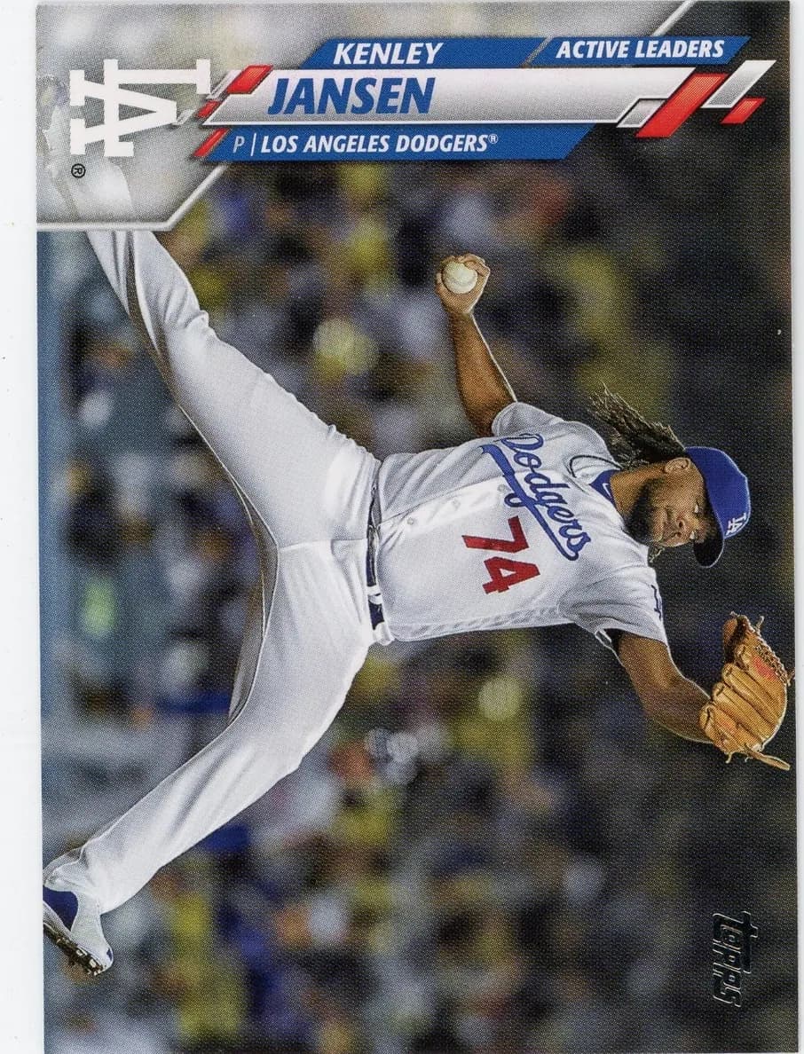 Kenley Jansen 2020 topps Topps Update