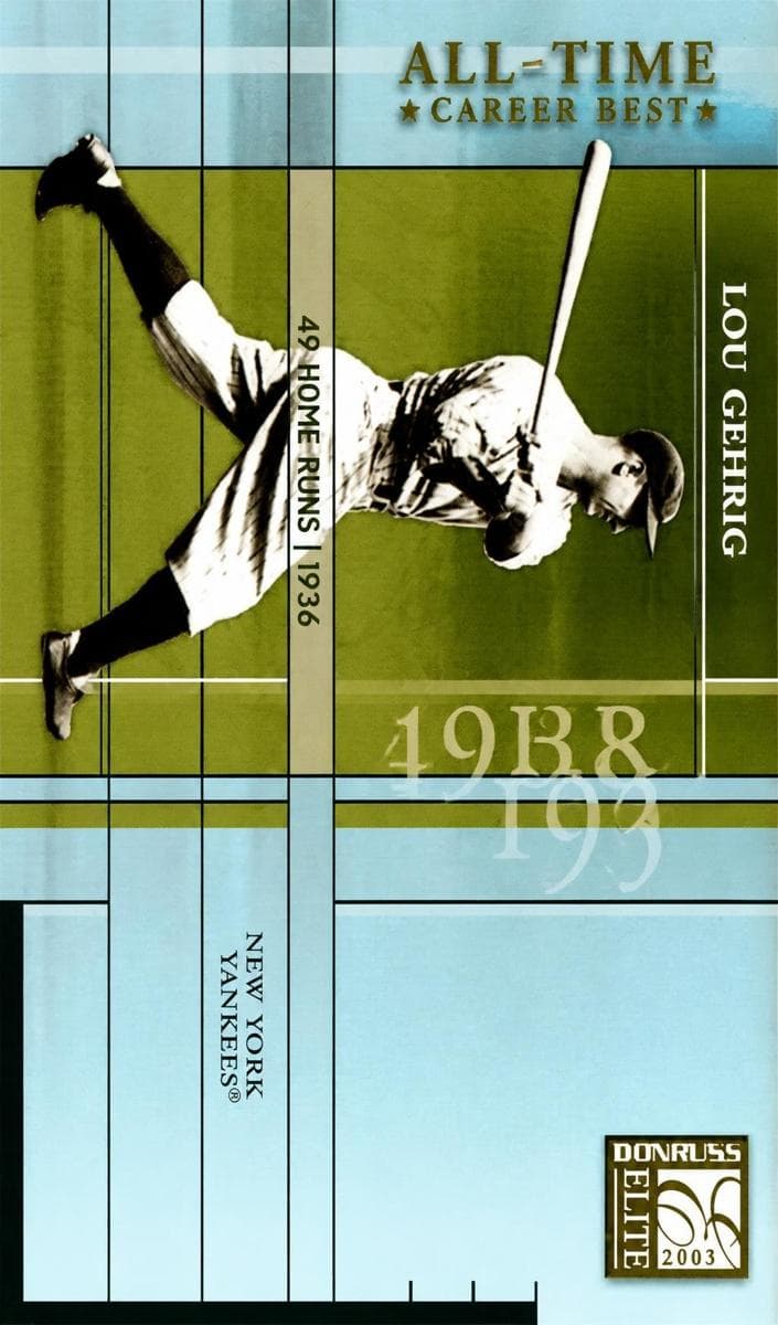 Lou Gehrig 2003 panini