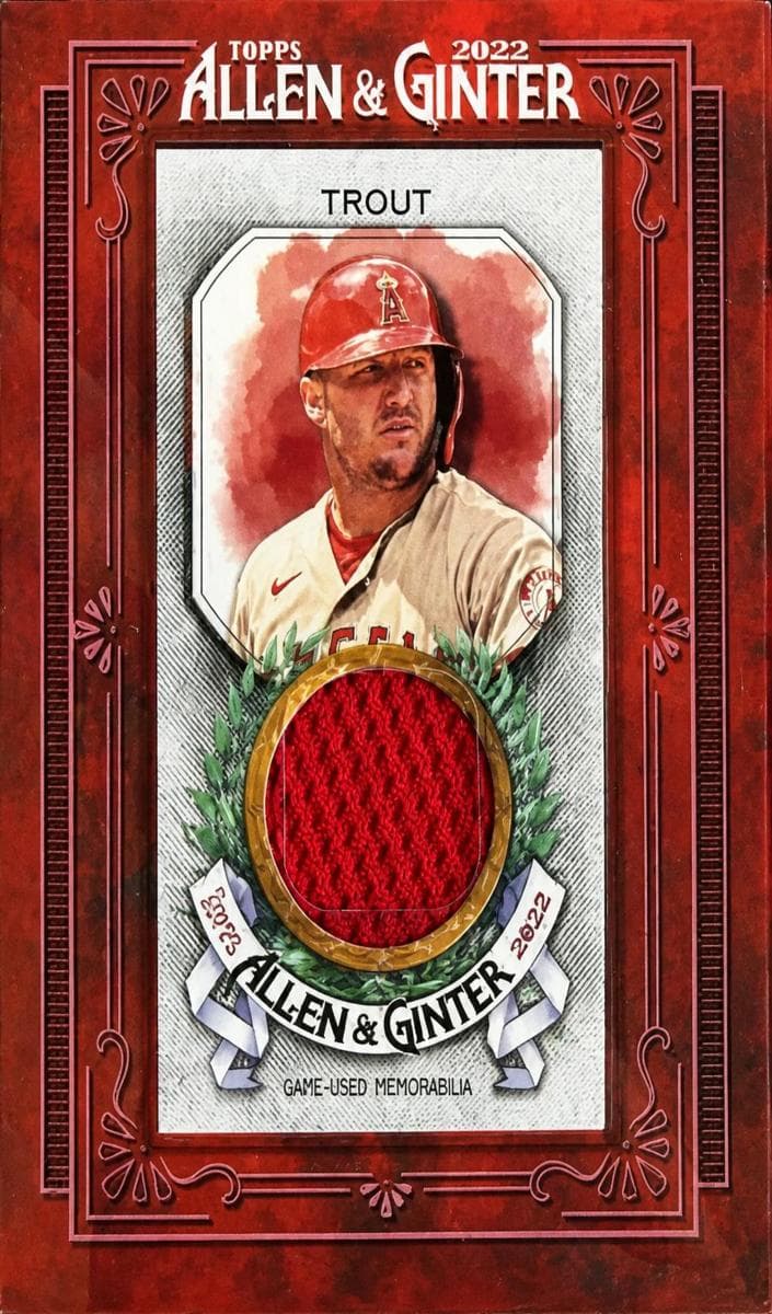 Mike Trout 2022 topps Topps Allen & Ginter