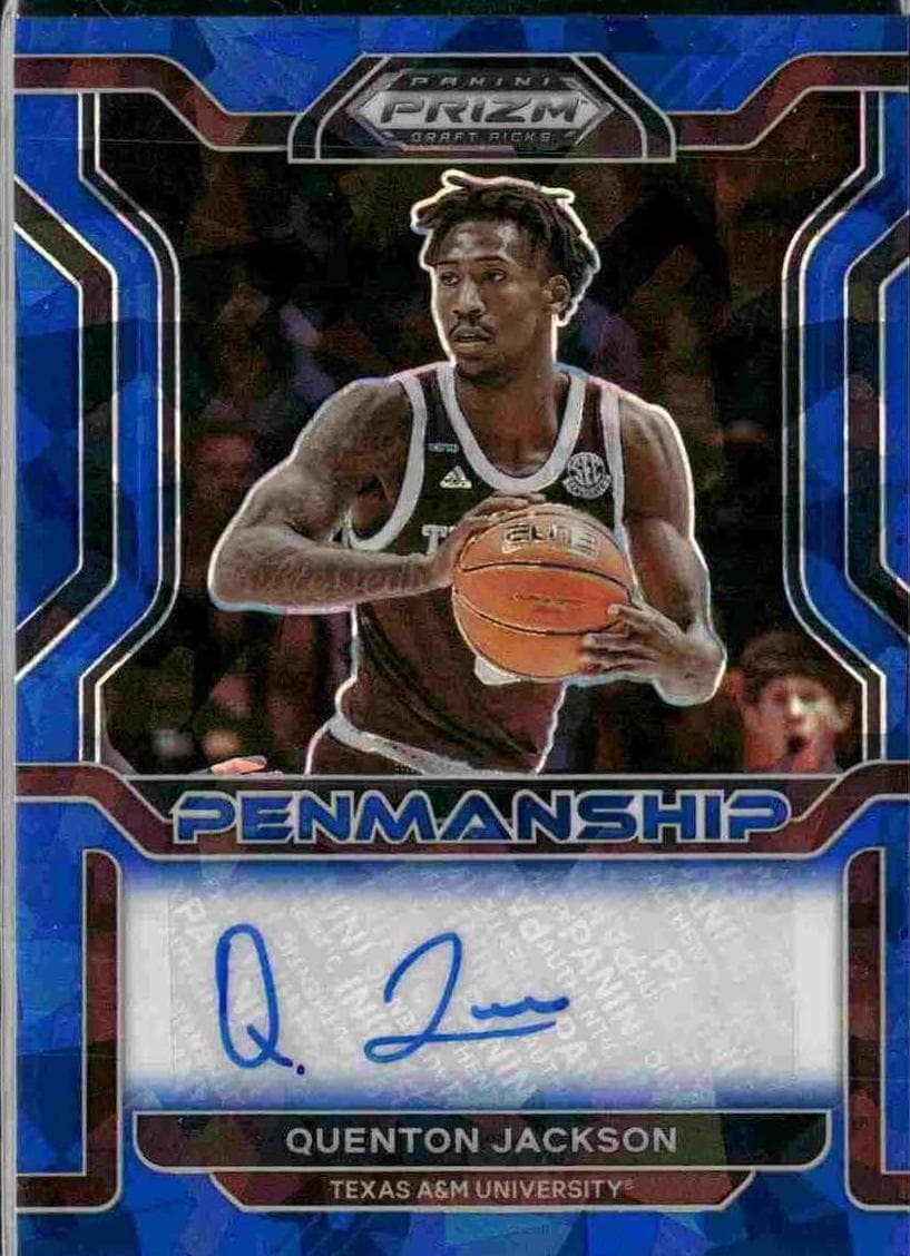 Quenton Jackson 2022 panini Panini Prizm Draft Picks
