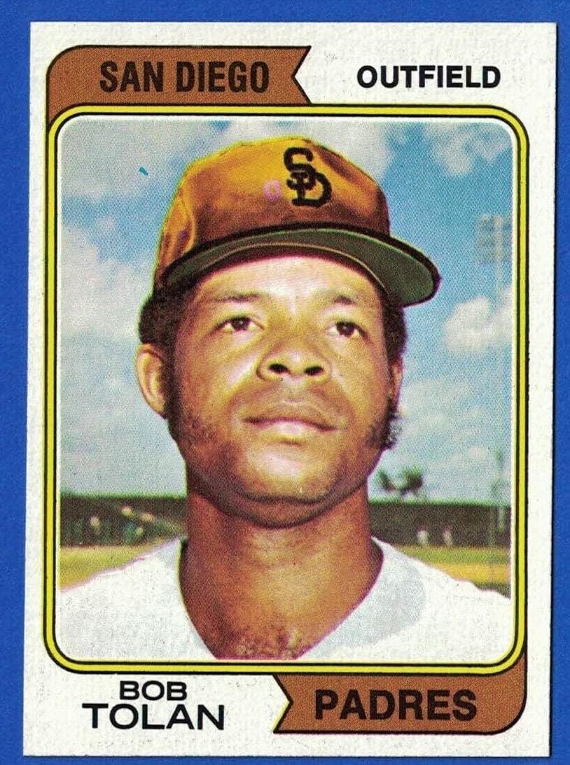 Bob Tolan 1974 topps Topps