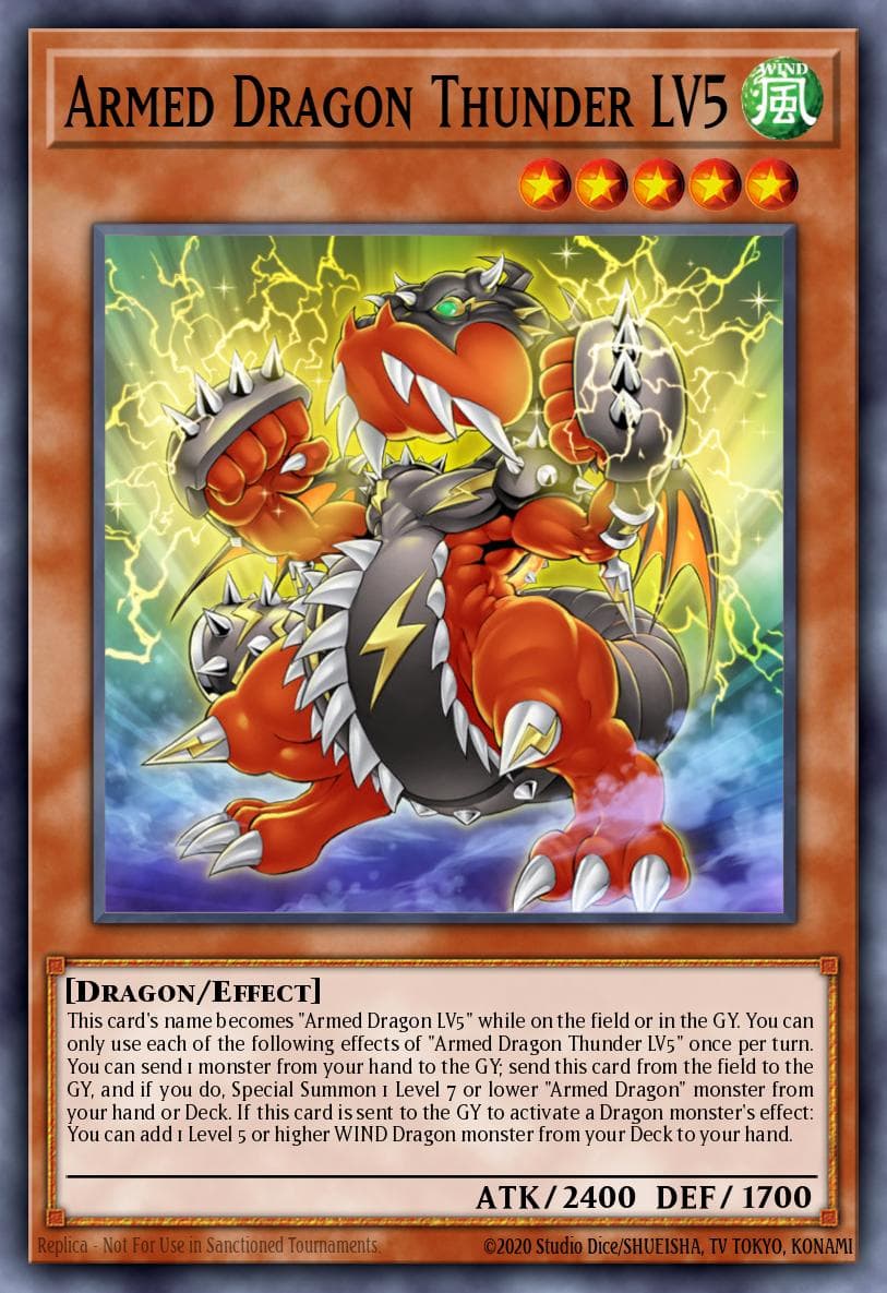 Armed Dragon Thunder LV5 #BLVO-EN003