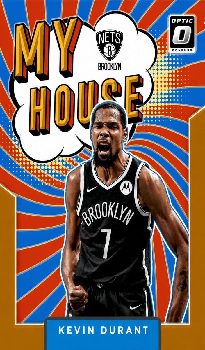 Kevin Durant 2021 panini Donruss Optic