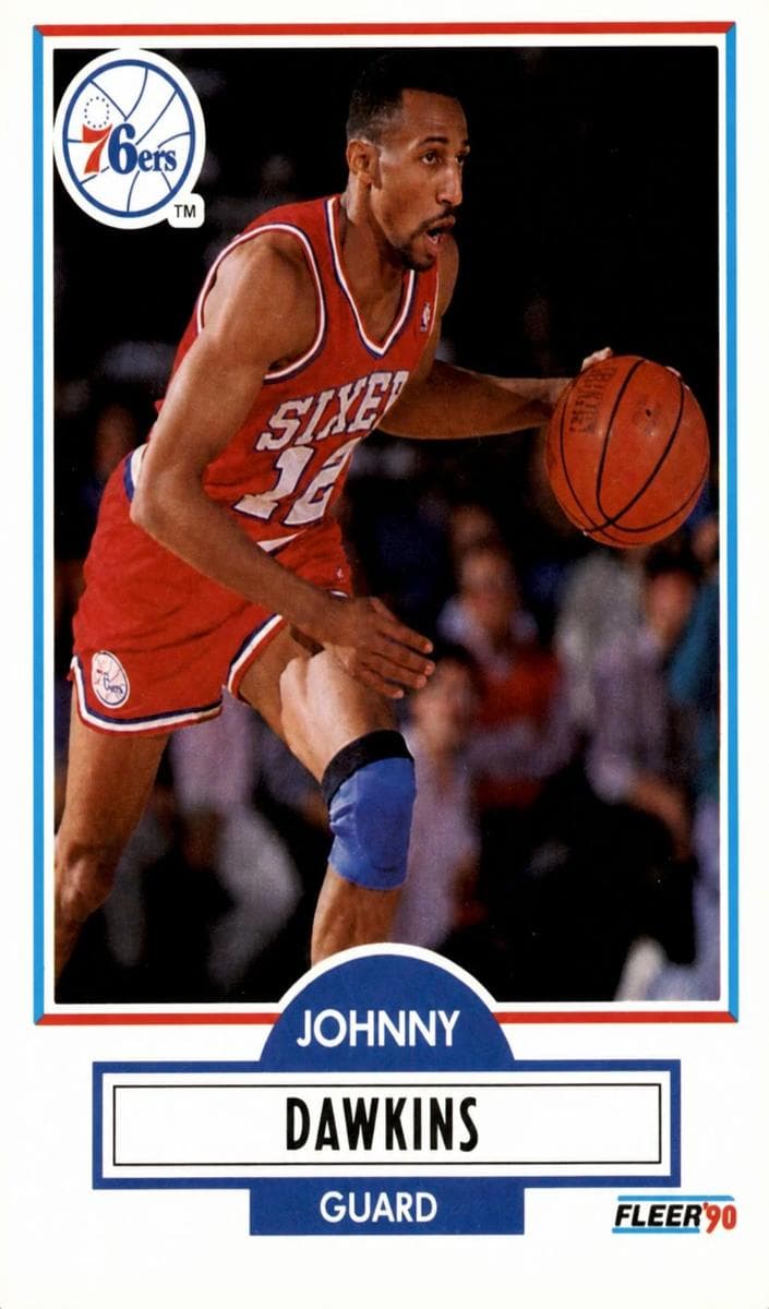 Johnny Dawkins 1990 fleer Fleer