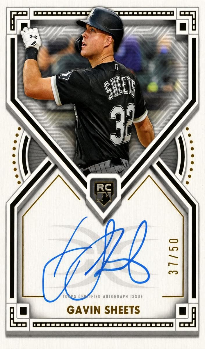 Gavin Sheets 2022 topps Topps Definitive Collection