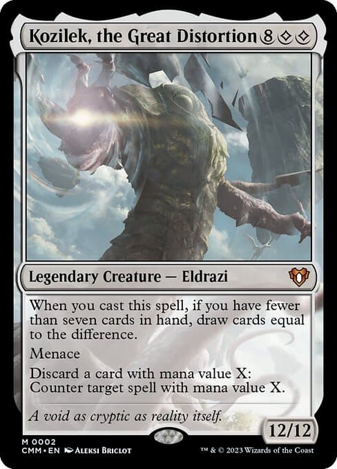 Kozilek, the Great Distortion 2023 Magic: The Gathering Commander Masters