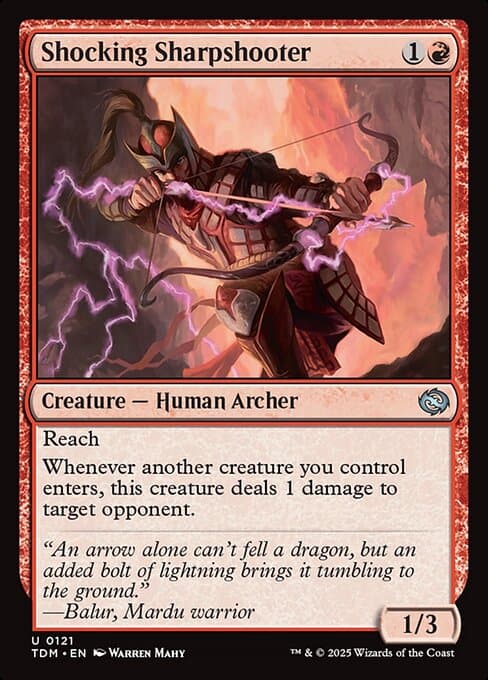Shocking Sharpshooter 2025 Magic: The Gathering Tarkir: Dragonstorm