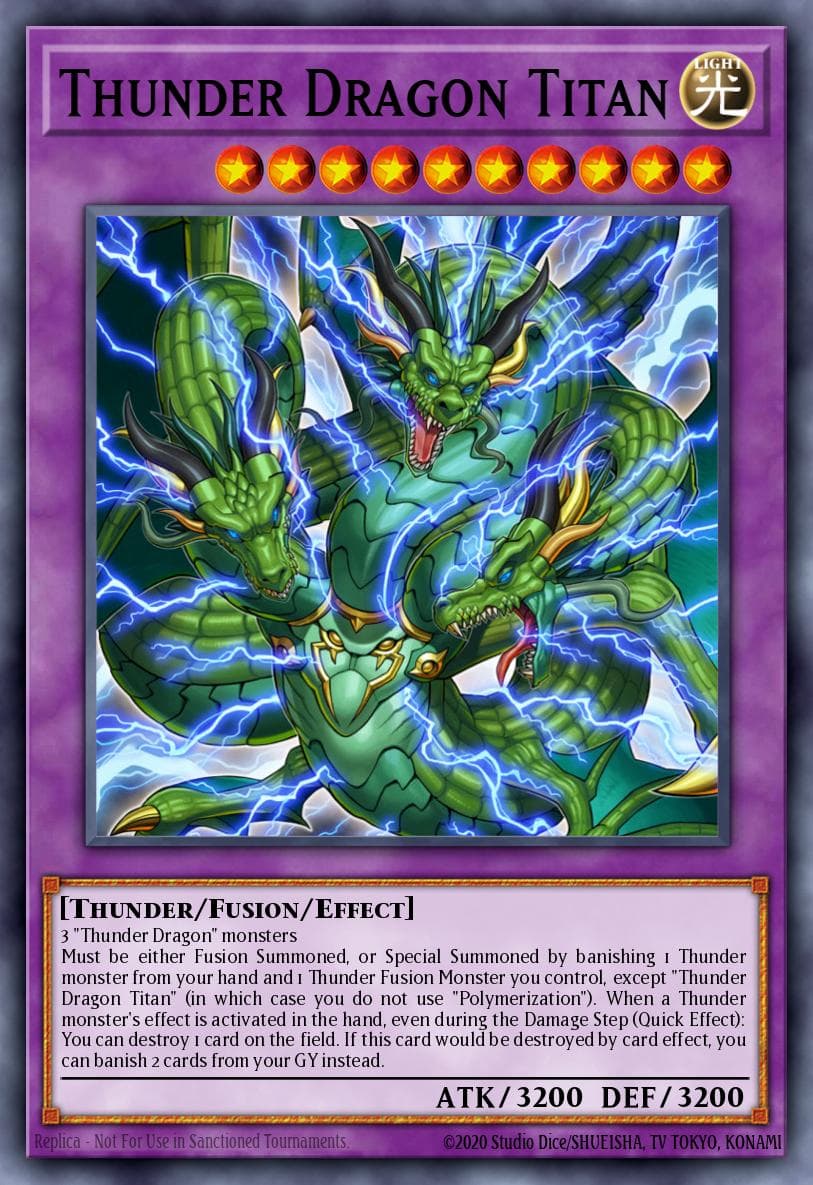 Thunder Dragon Titan 2018 Yu-Gi-Oh! Soul Fusion