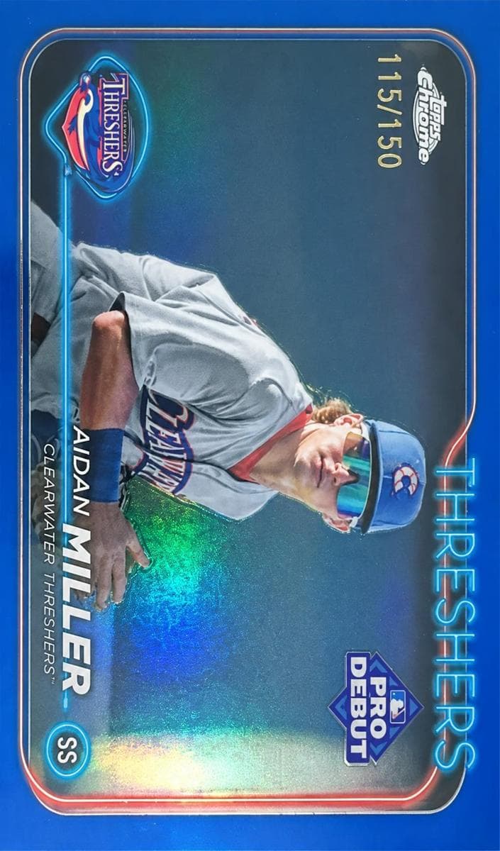 Aidan Miller 2024 topps Topps Pro Debut