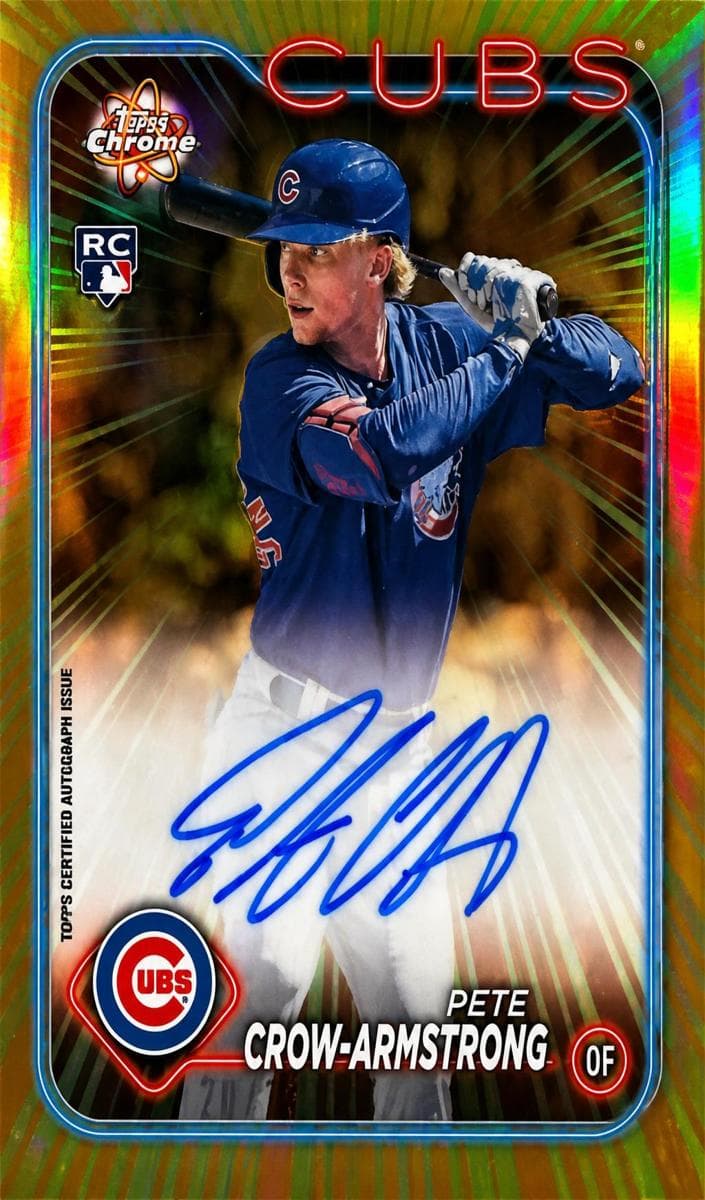 Pete Crow-Armstrong 2024 topps Topps Chrome