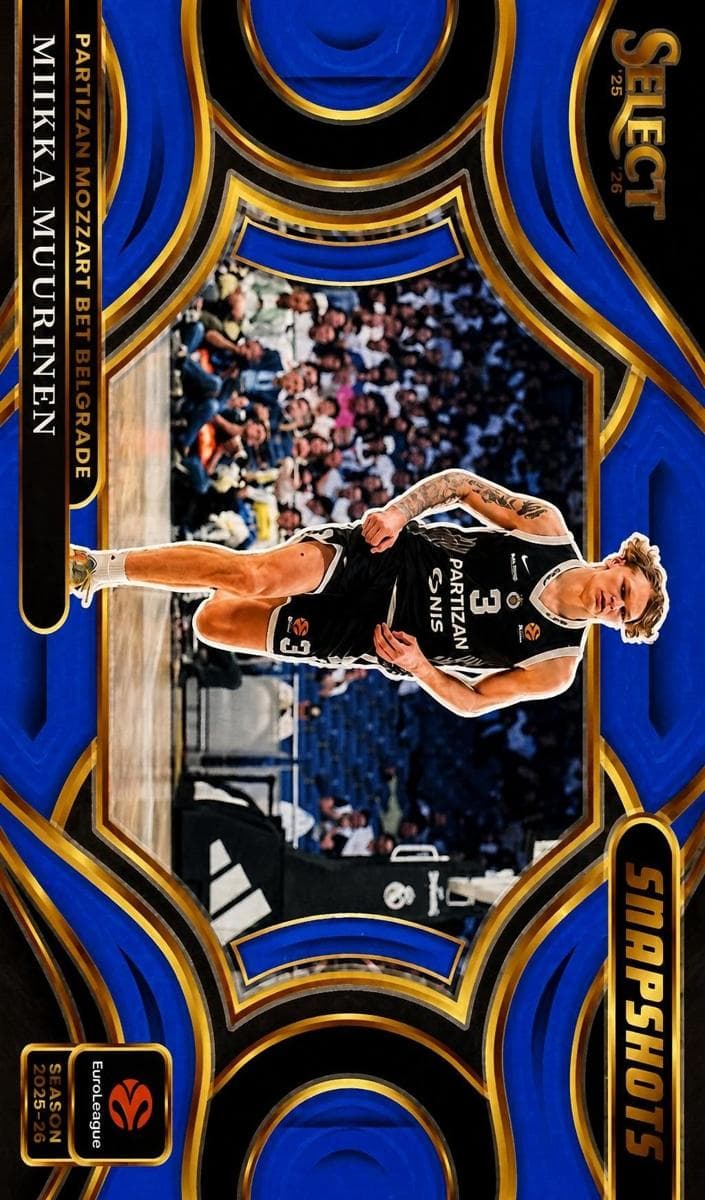 Miikka Muurinen 2025 panini Select Euroleague