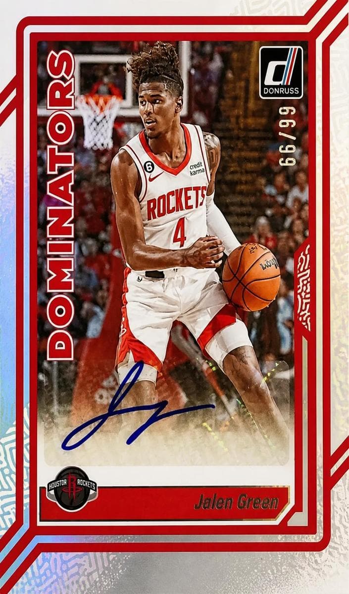 Jalen Green 2023 panini Donruss