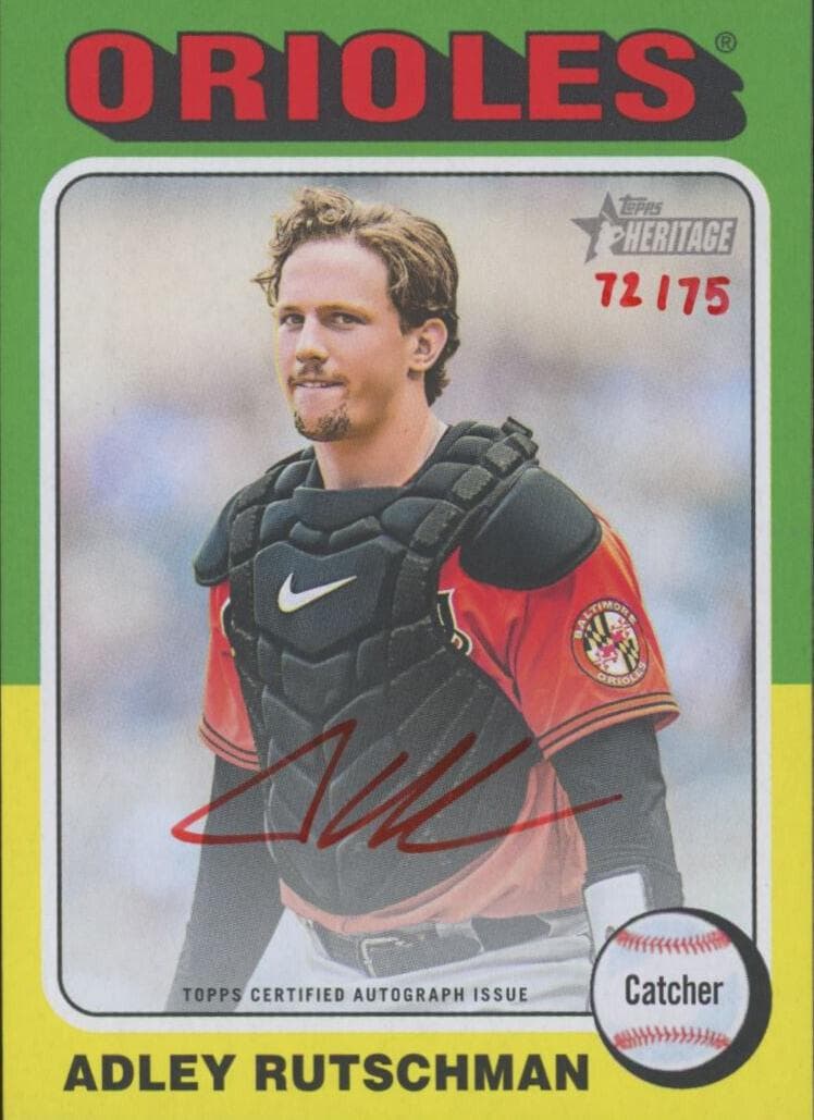 Adley Rutschman 2024 topps Topps Heritage