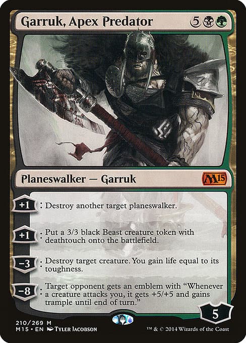 Garruk, Apex Predator 2014 Magic: The Gathering M15
