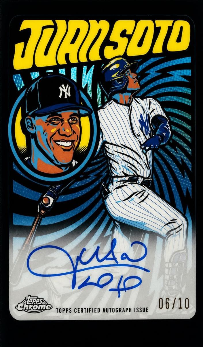 Juan Soto 2024 topps Topps Chrome