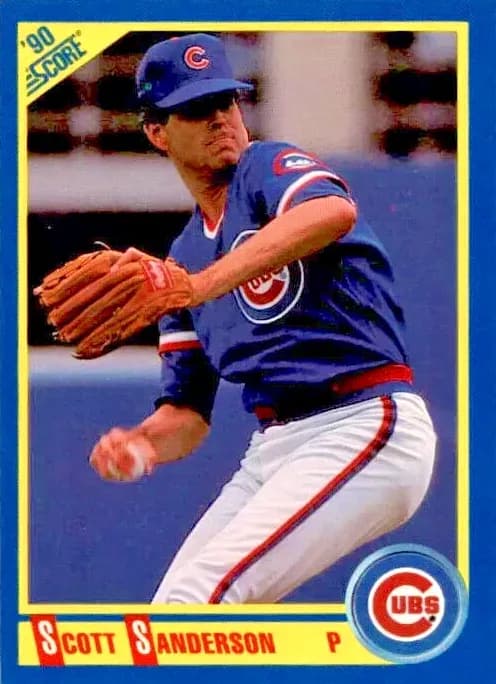Scott Sanderson 1990 panini Score