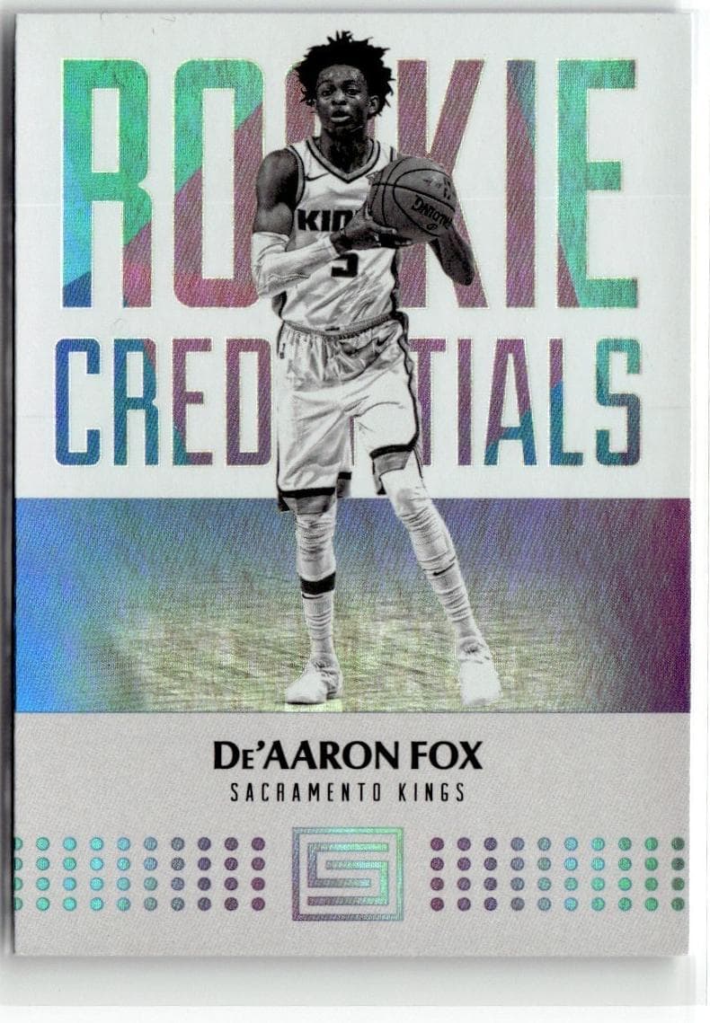 De'Aaron Fox 2017 panini Status