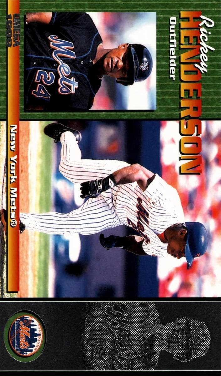 Rickey Henderson 1999 unknown Pacific Omega