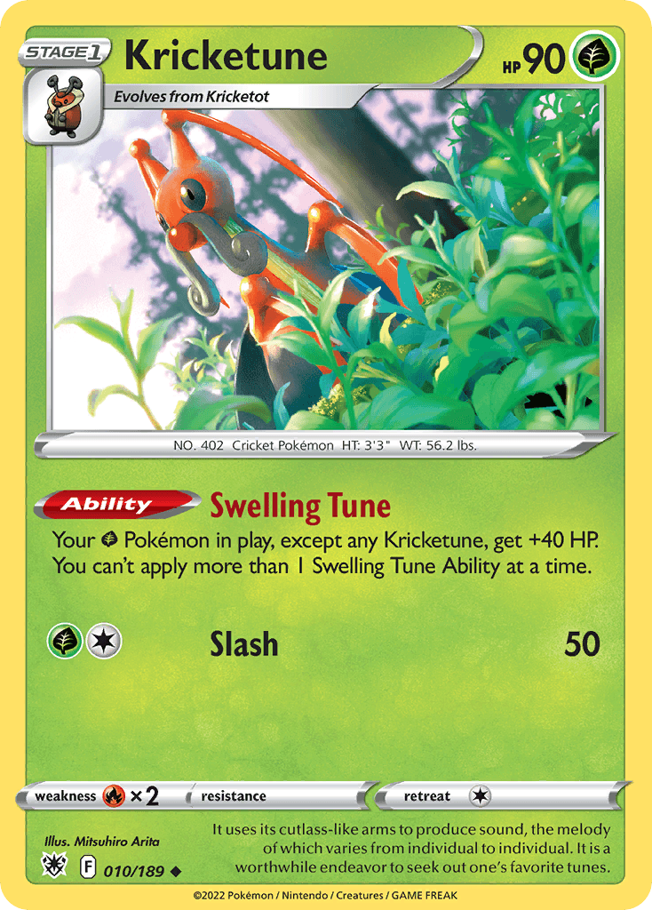 Kricketune 2022 Pokemon