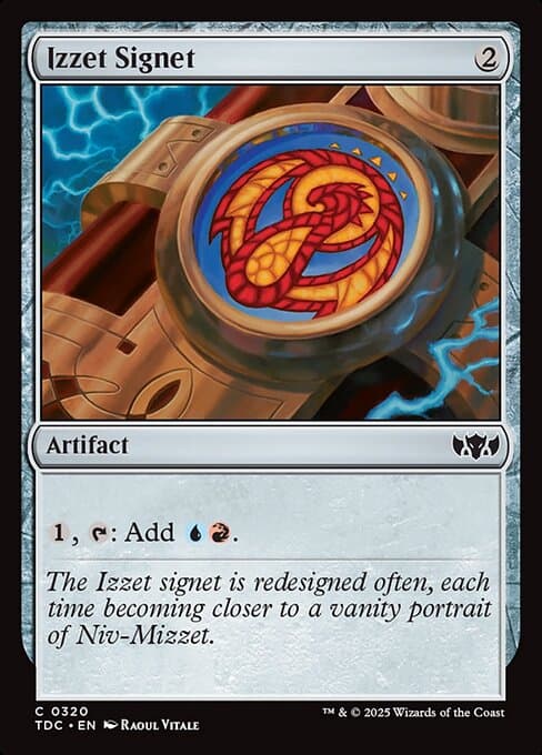 Izzet Signet 2012 Magic: The Gathering