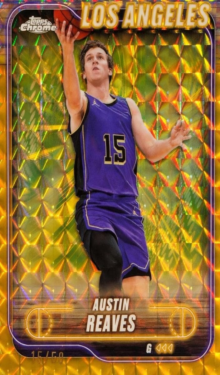 Austin Reaves 2024 topps Topps Chrome