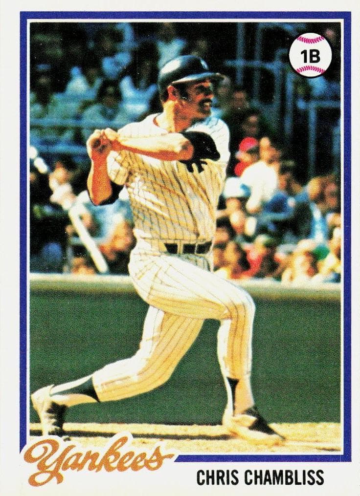 Chris Chambliss 1978 topps Topps