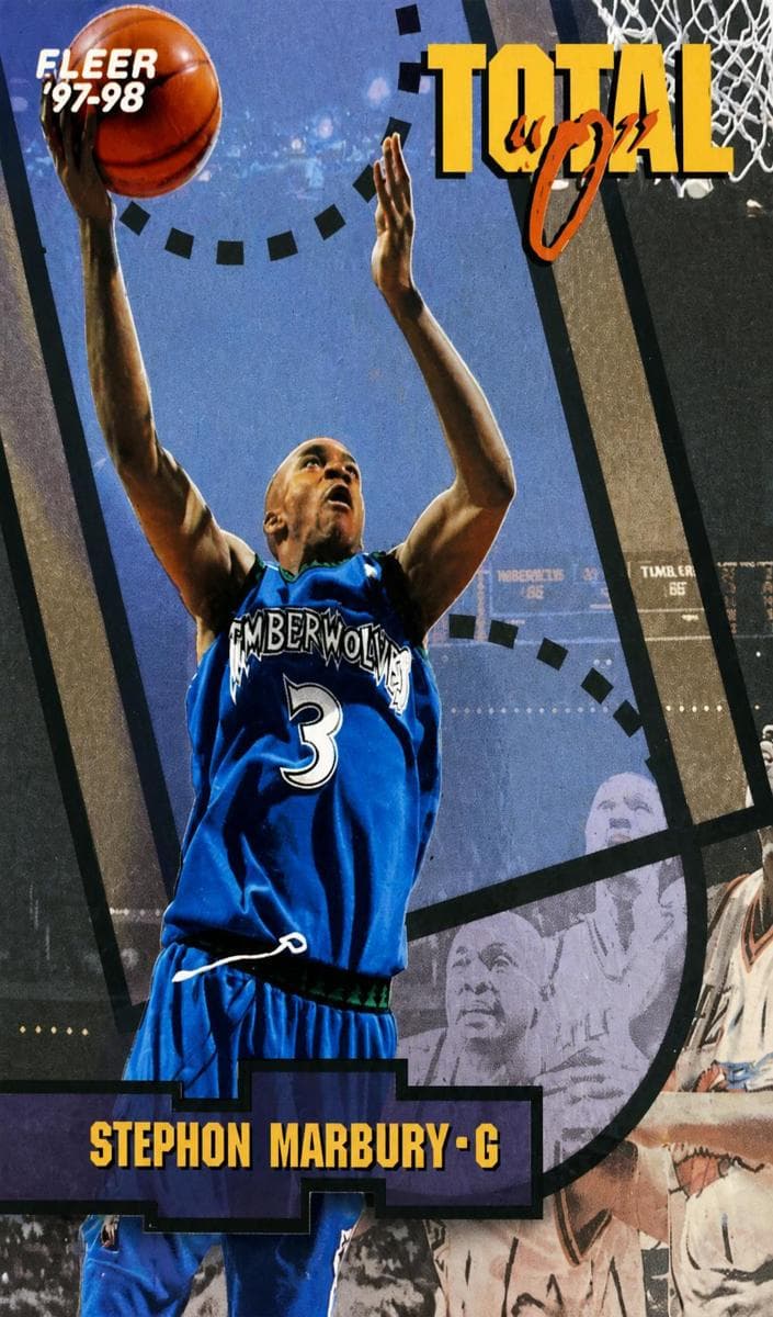 Stephon Marbury 1997 fleer Fleer