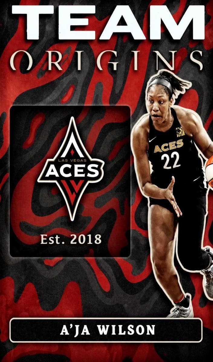 A'ja Wilson 2023 panini Panini Origins WNBA