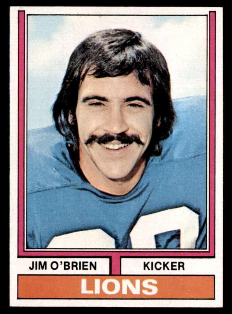 Jim O'Brien 1974 topps Topps