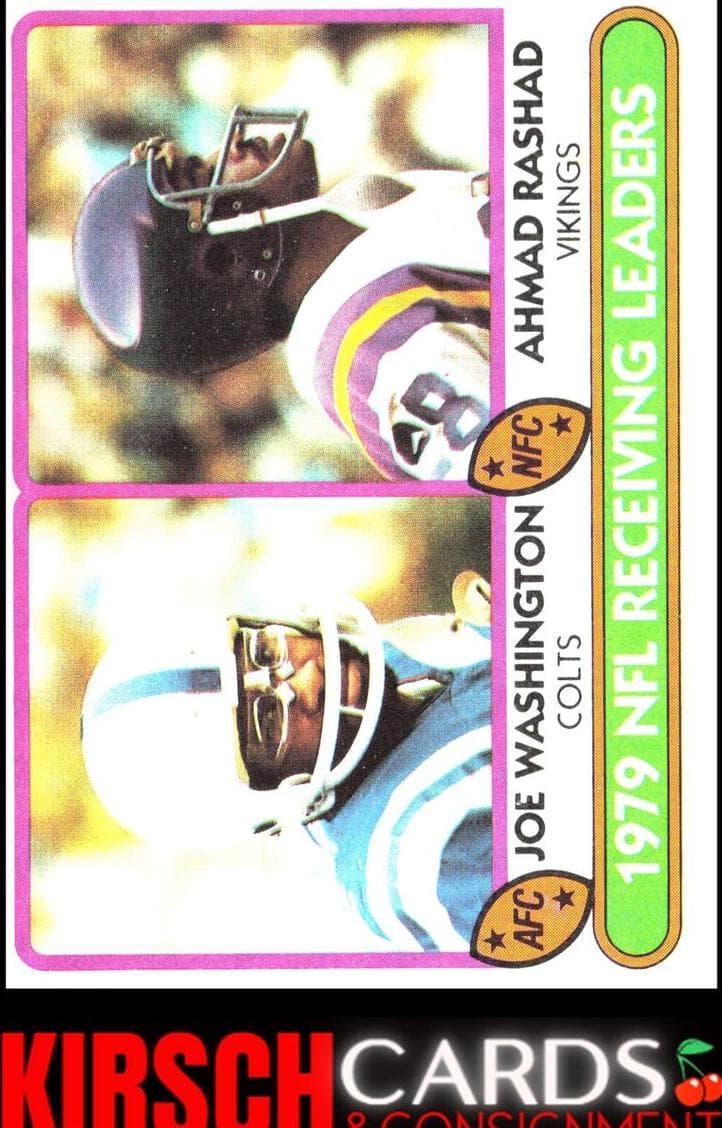 1979 Receiving Leaders - Joe Washington / Ahmad Rashad #332