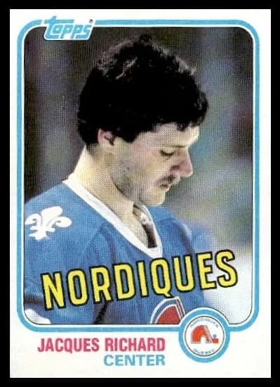 Jacques Richard 1981 topps Topps