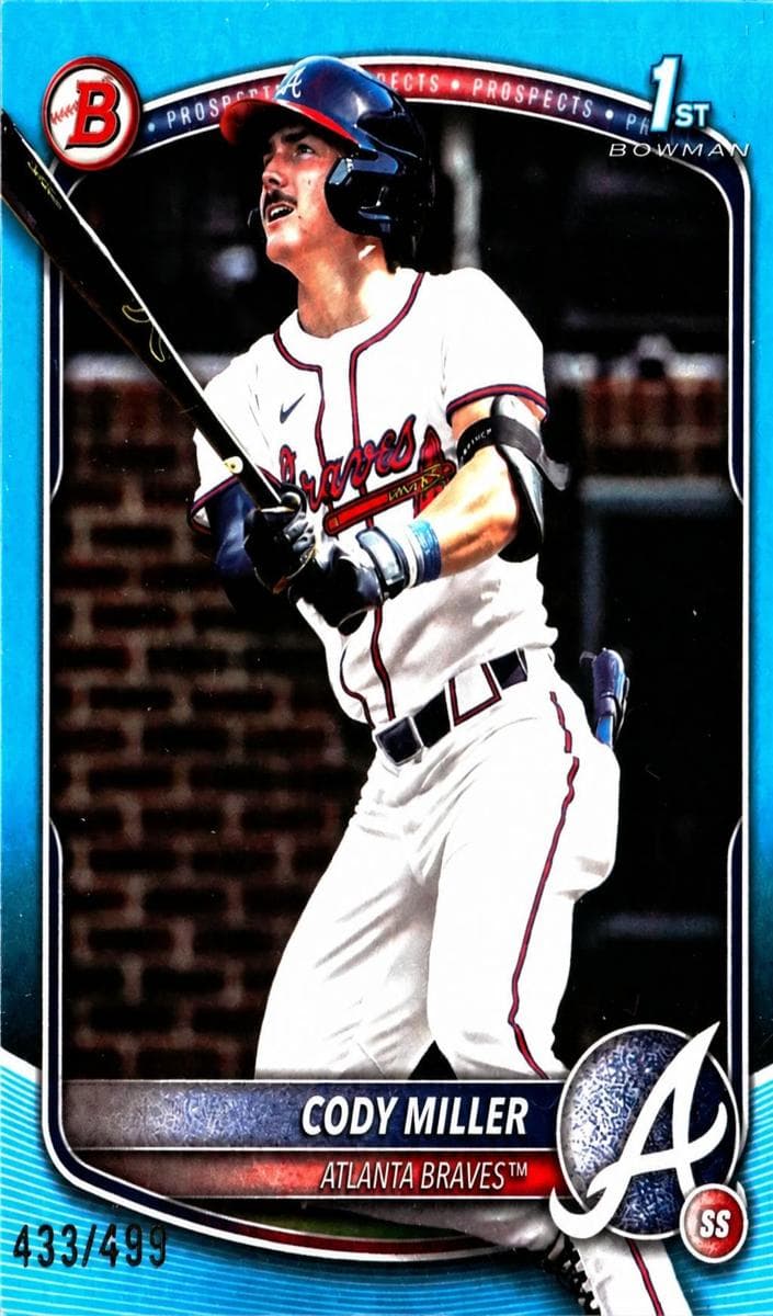 Cody Miller trading card