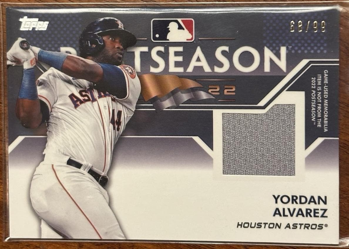Yordan Alvarez 2023 topps Topps