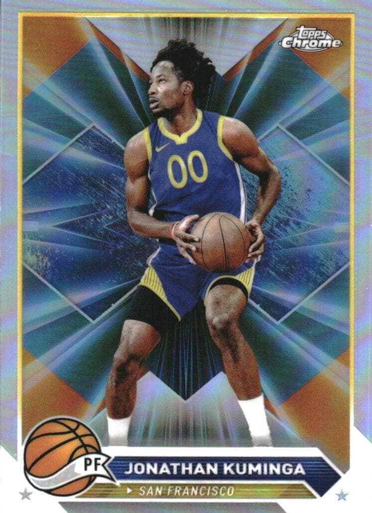 Jonathan Kuminga 2023 topps Topps Chrome