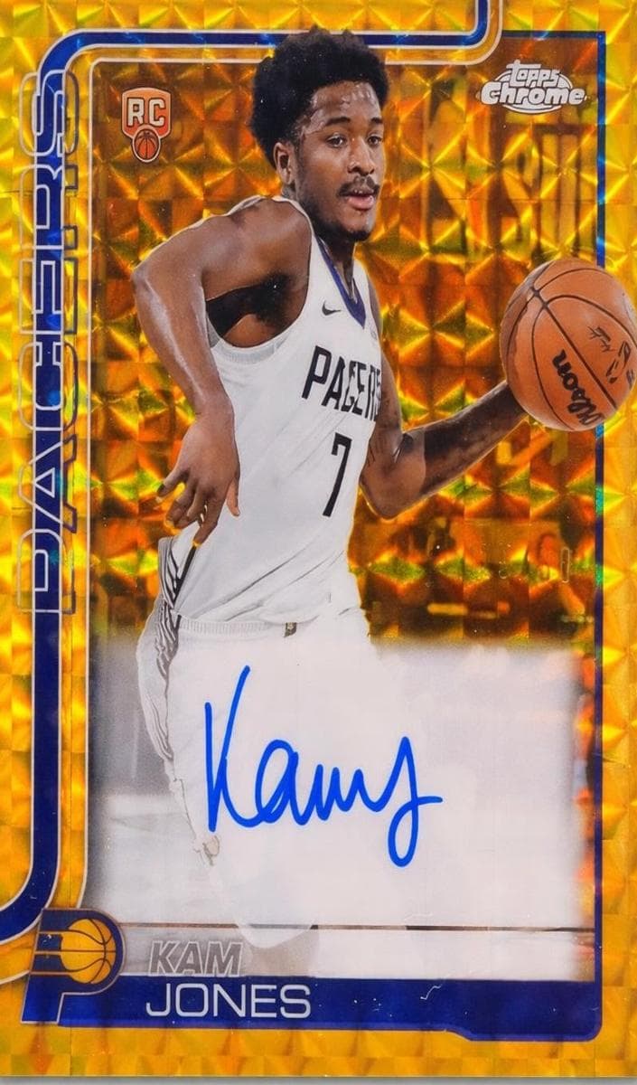 Kam Jones 2025 topps Topps Chrome