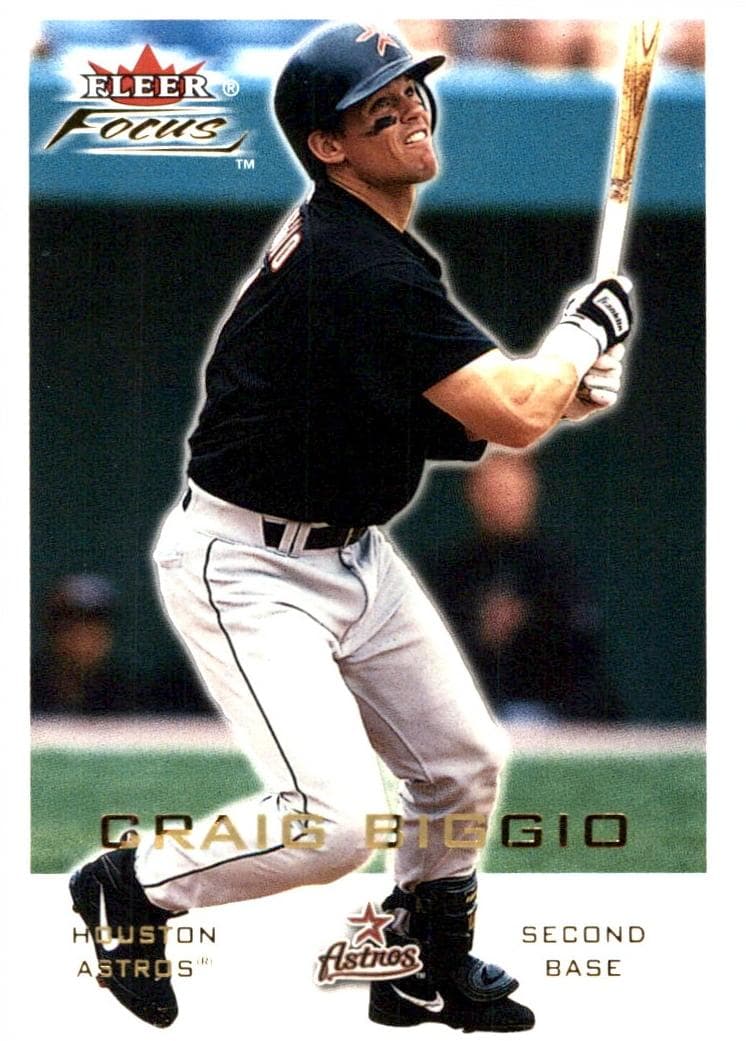 Craig Biggio 2001 fleer Fleer Focus