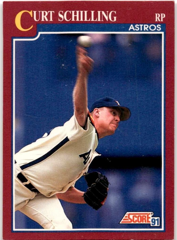 Curt Schilling 1991 panini Score Rookie & Traded