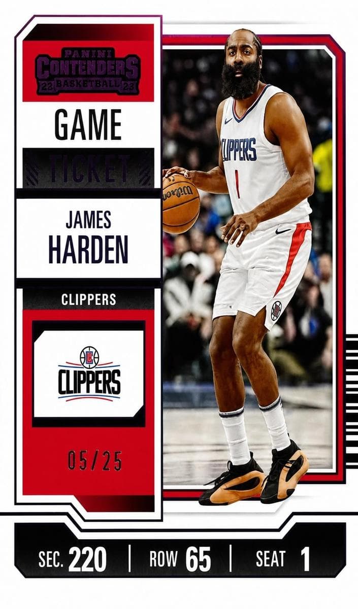 James Harden 2023 panini Panini Contenders