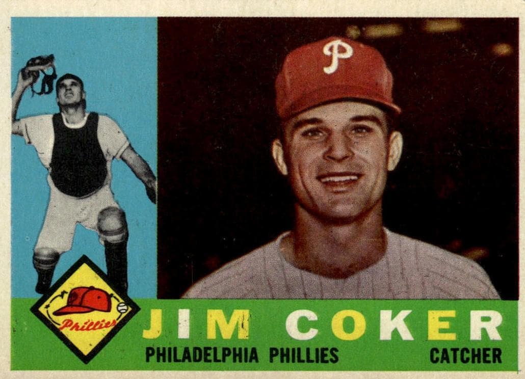 Jim Coker 1960 topps Topps