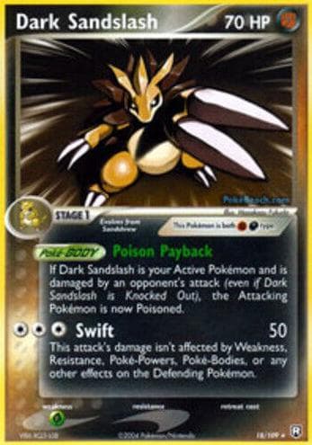 Dark Sandslash trading card