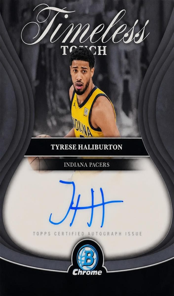 Tyrese Haliburton 2025 bowman Bowman