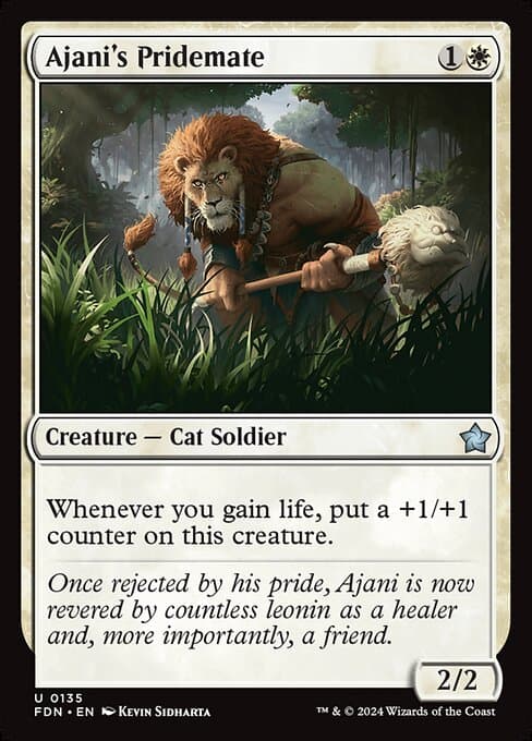 Ajani's Pridemate 2019 Magic: The Gathering Core Set 2020