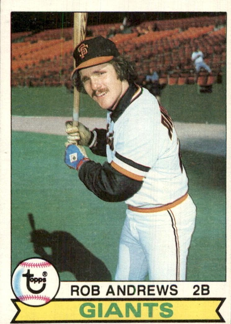Rob Andrews 1979 topps Topps