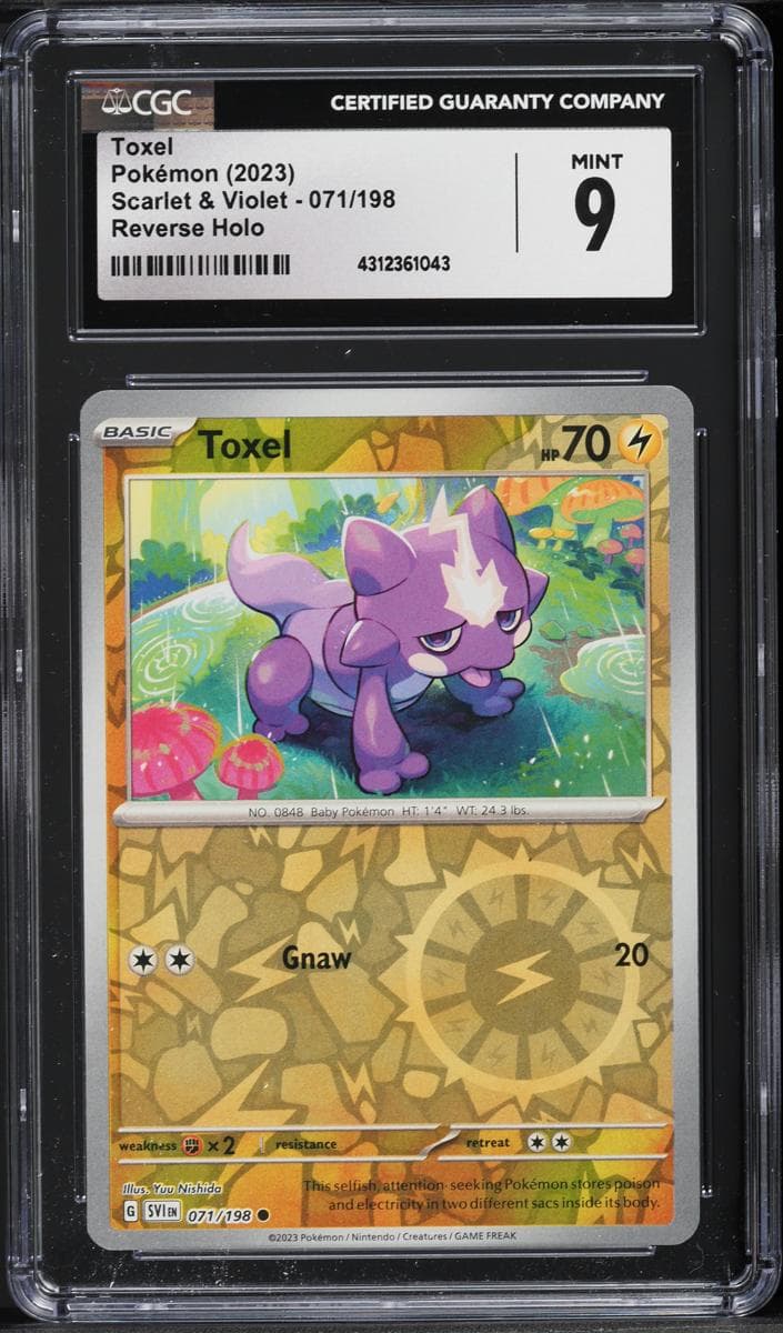 Toxel trading card
